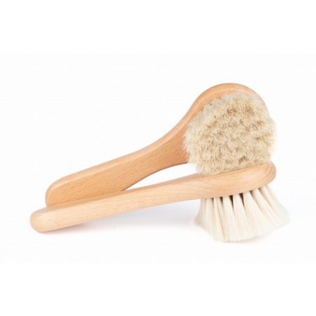 Hhuumm Face Cleansing And Massage Brush With Goat Hair No 12