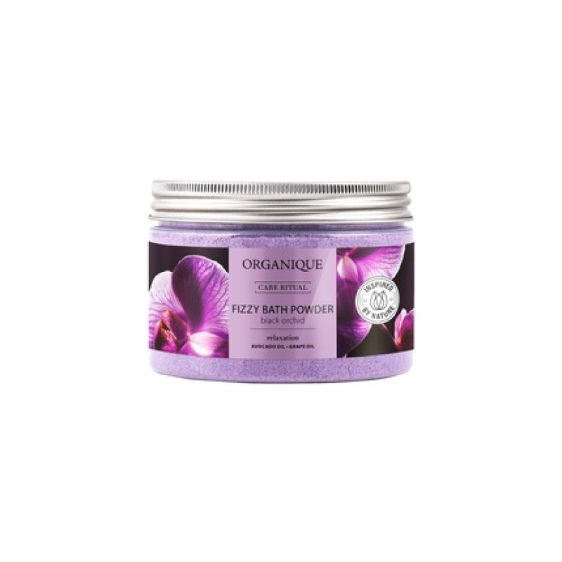 Organique Black Orchid Fizzy Bath Powder 450 G
