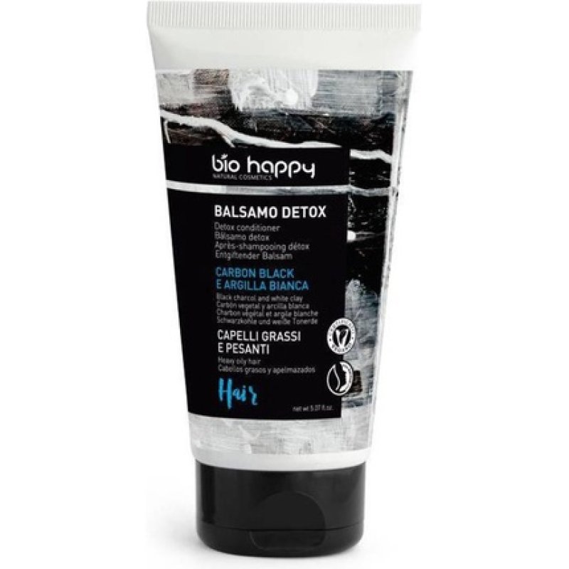 Detox Conditioner Detoxifying Hair Conditioner Charcoal & White Clay 150ml