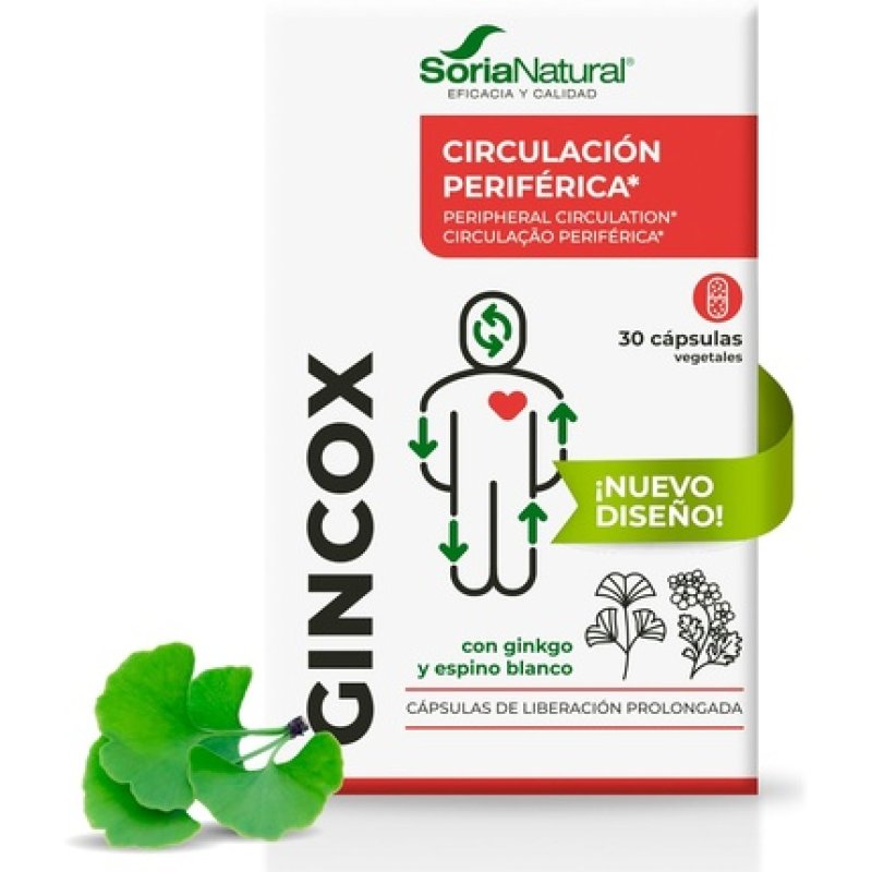 Soria Natural Ginkgo Biloba and Hawthorn Capsules