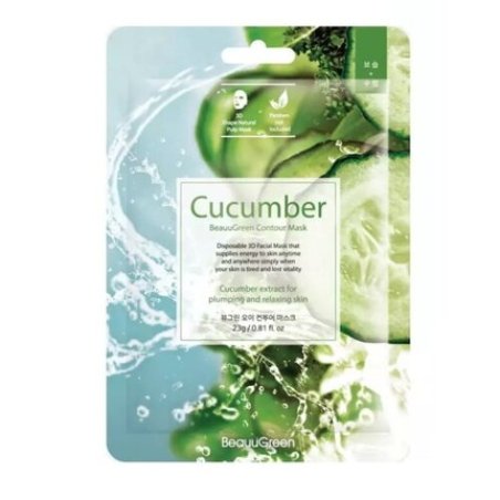 BeauuGree Cucumber Contour Mask Korean Cucumber Mask 23ml