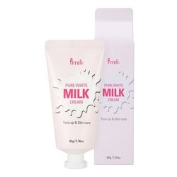 PRRETI Pure White Milk Cream Tone Up Cream Korean Face Skin Care K-Beauty UK