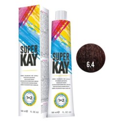 Super Kay Cream Hair Color Enriched with Ultraphlex 6.4 Dark