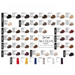Be Hair Be Color 12 Min Permanent Ammoniafree Coloring Cream 50 Light Chestnut
