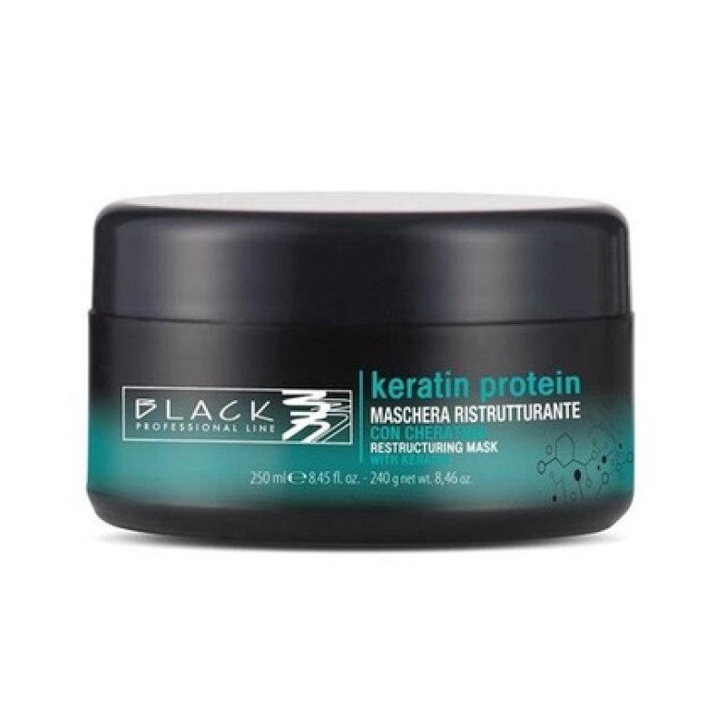 Black Keratin Protein Regenerating Mask 250ml