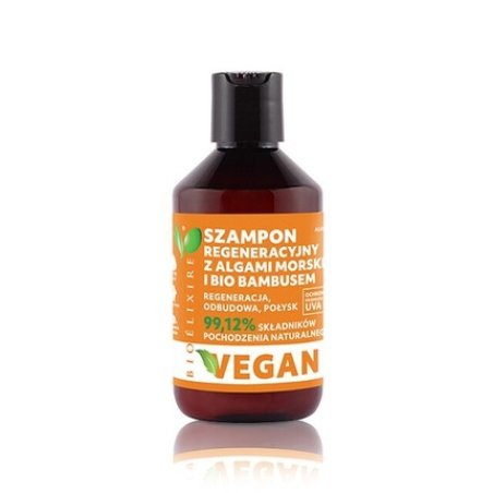 Bioelixire Vegan Shampoo With Algae And Bamboo 300ml