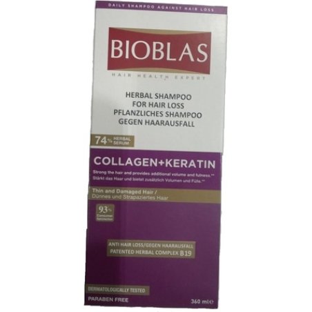 Bioblas Anti Hair Loss Collagen and Keratin Shampoo