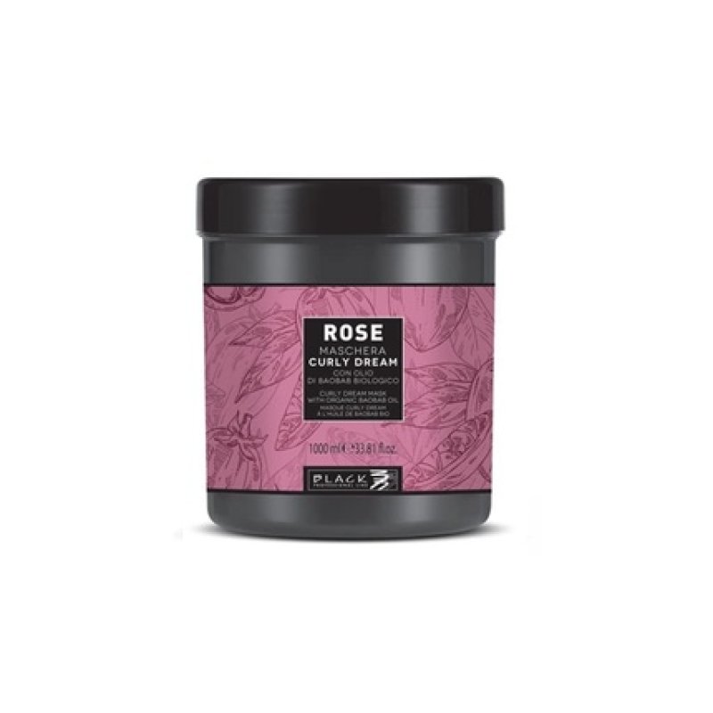 Black Professional Line Rose Curly Dream Mask 1000ml