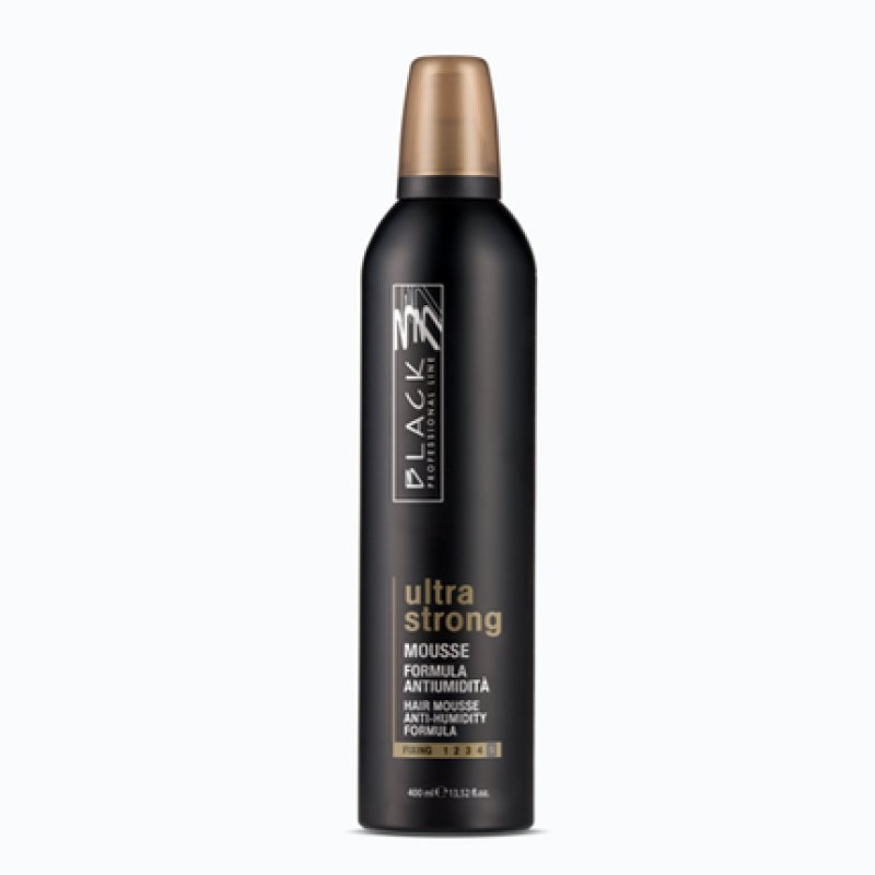 Black Ultra Strong Styling Mousse 400ml