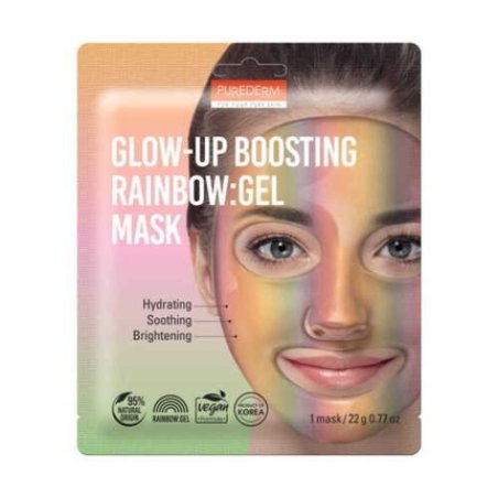 Glow-Up Boosting Rainbow Vegan Hydrogel Face Mask 22g