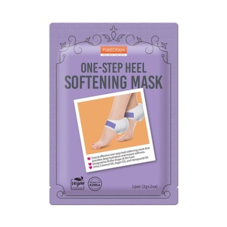 Purederm Vegan Smoothing Heel Mask 1 Pair 2x3g