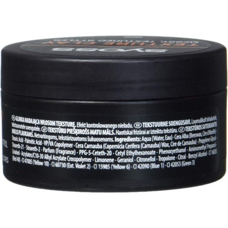 Syoss Texture Hair Styling Clay Matte 100ml