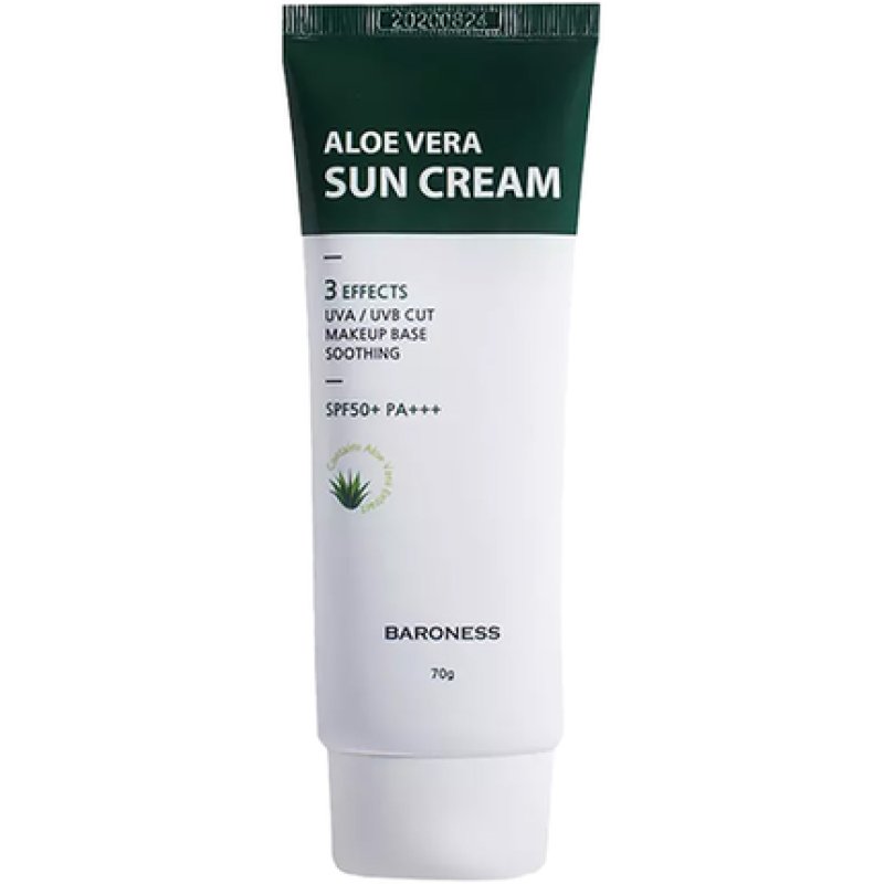 Baroness Sunscreen Cream For Face With Aloe Vera Spf 50 /Pa 70g