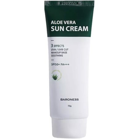 Baroness Sunscreen Cream For Face With Aloe Vera Spf 50 /Pa 70g