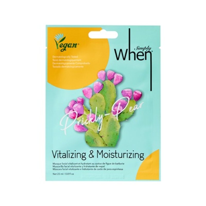 When Simply When Vegan Pricklypear Vitalizing & Moisturizing Mask
