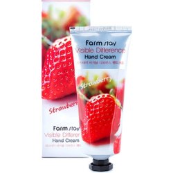Farmstay - Vissible Difference Hand Cream Hand Cream Strawberry 100ml