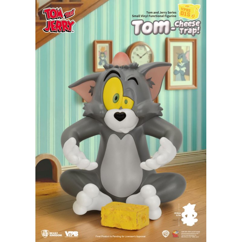 TOM & JERRY - Tom Cheese Trap - Tirelire 24.8cm
