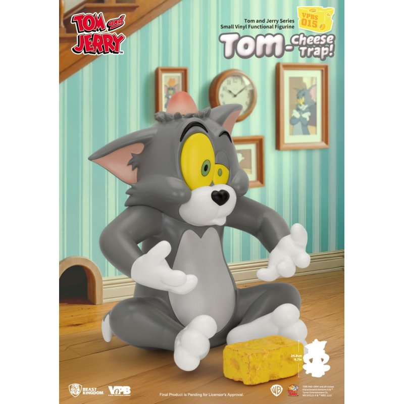 TOM & JERRY - Tom Cheese Trap - Tirelire 24.8cm