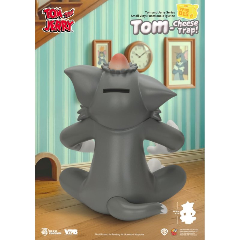 TOM & JERRY - Tom Cheese Trap - Tirelire 24.8cm