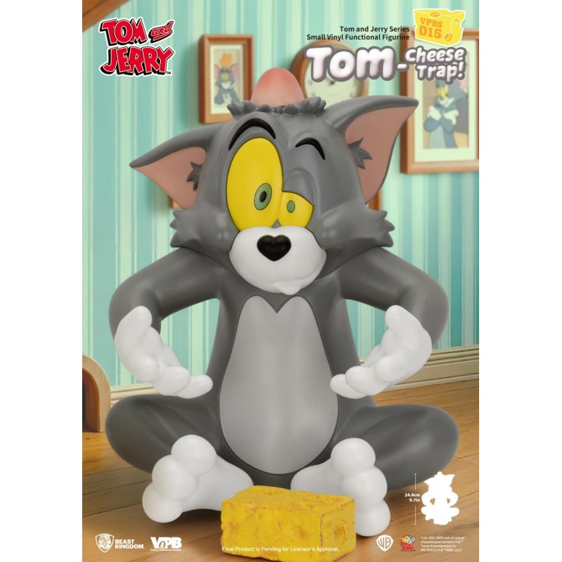 TOM & JERRY - Tom Cheese Trap - Tirelire 24.8cm