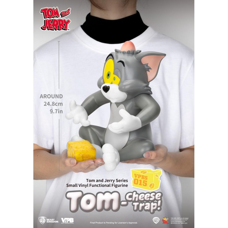 TOM & JERRY - Tom Cheese Trap - Tirelire 24.8cm