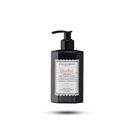 Atelier Rebul Istanbul Hand and Body Lotion 250ml - Natural, Sulfate-Free, Paraben-Free, and Mineral Oil-Free for All