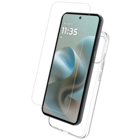 STARTER PACK COQUE SOUPLE VERRE TREMPE MOTOROLA G67