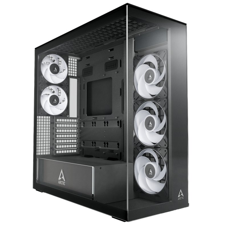 Case Arctic Xtender Black / Clear Glass