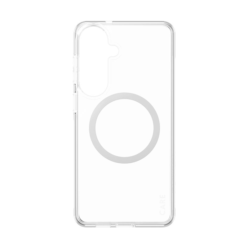 CARE Urban Explorer Case Clear w. White Qi Samsung Galaxy S26 