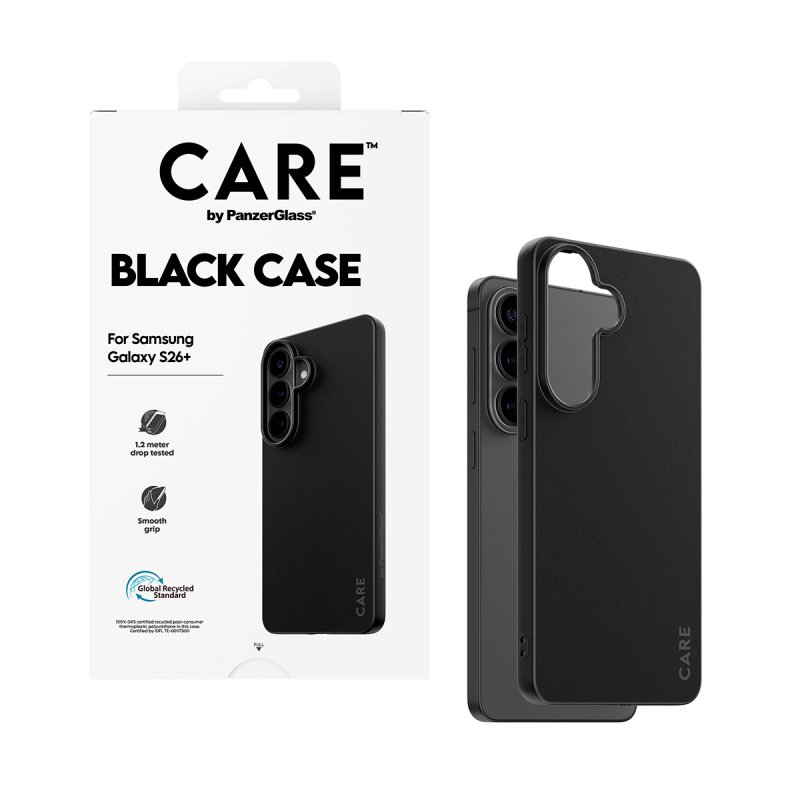 PanzerGlass CARE™ by TPU Case Black Samsung Galaxy S26 