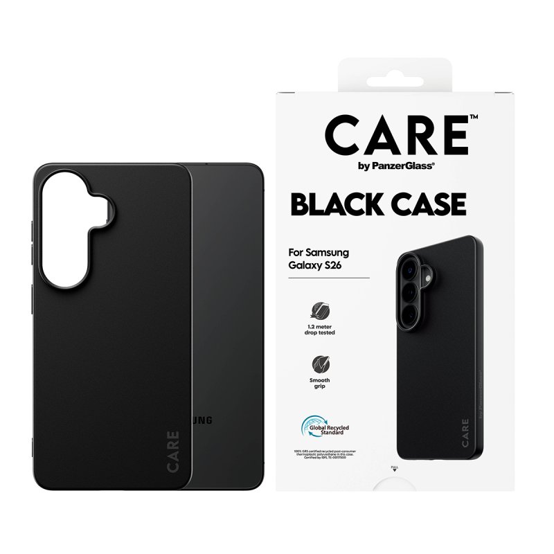 PanzerGlass CARE™ by TPU Case Black Samsung Galaxy S26