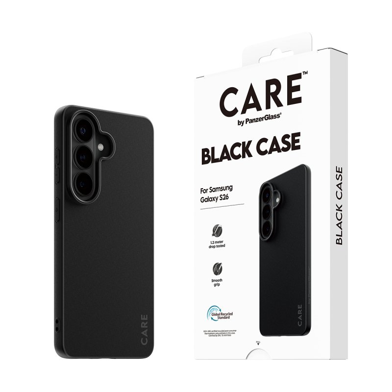 PanzerGlass CARE™ by TPU Case Black Samsung Galaxy S26