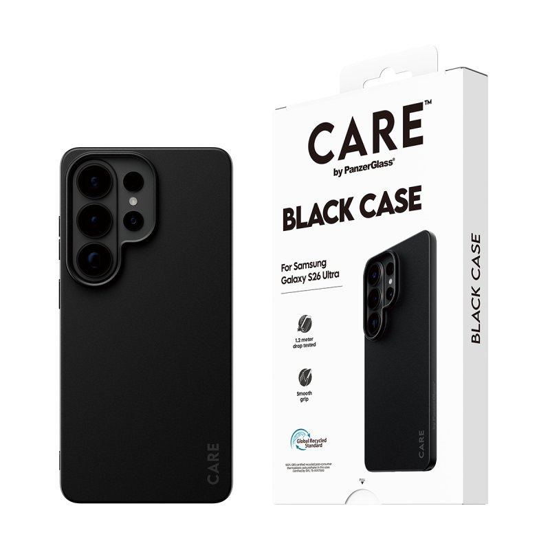 PanzerGlass CARE™ by TPU Case Black Samsung Galaxy S26 Ultra coque de protection pour téléphones portables Housse