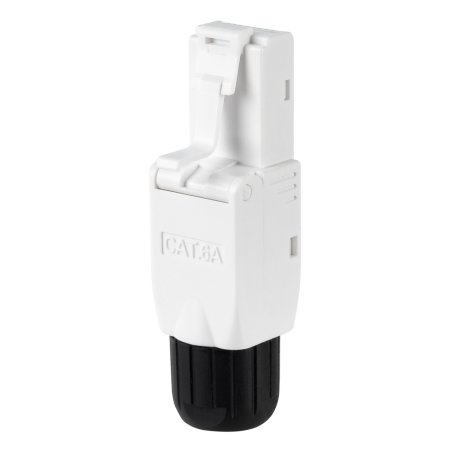 Lot de 10 connecteurs RJ45 Nanocable UTP catégorie 6A (Blanc)