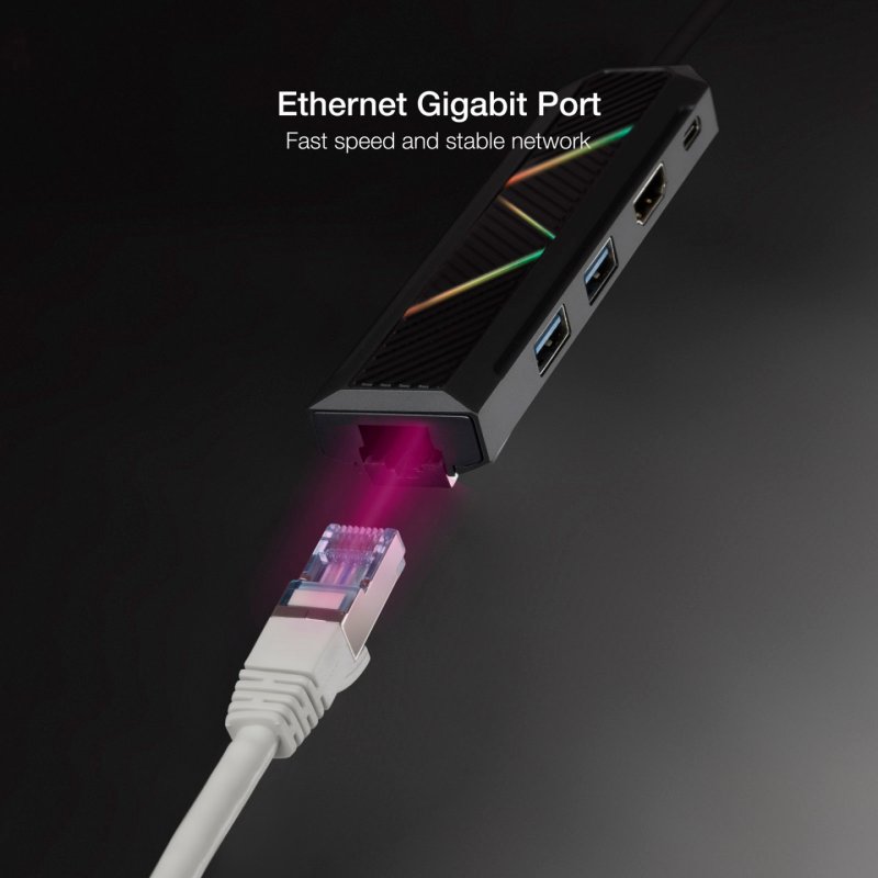 Hub USB-C 3.1 Nanocable - 2x USB-A et 1x USB-C Noir)