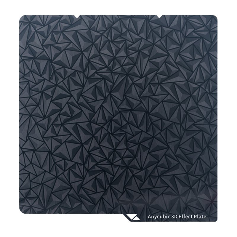 3D-effect plate (octagon diamond) for the Kobra S1/S1 Combo