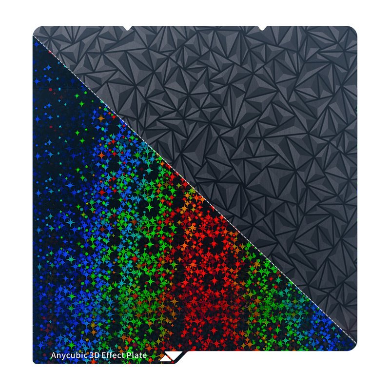 3D-effect plate (octagon diamond) for the Kobra S1/S1 Combo