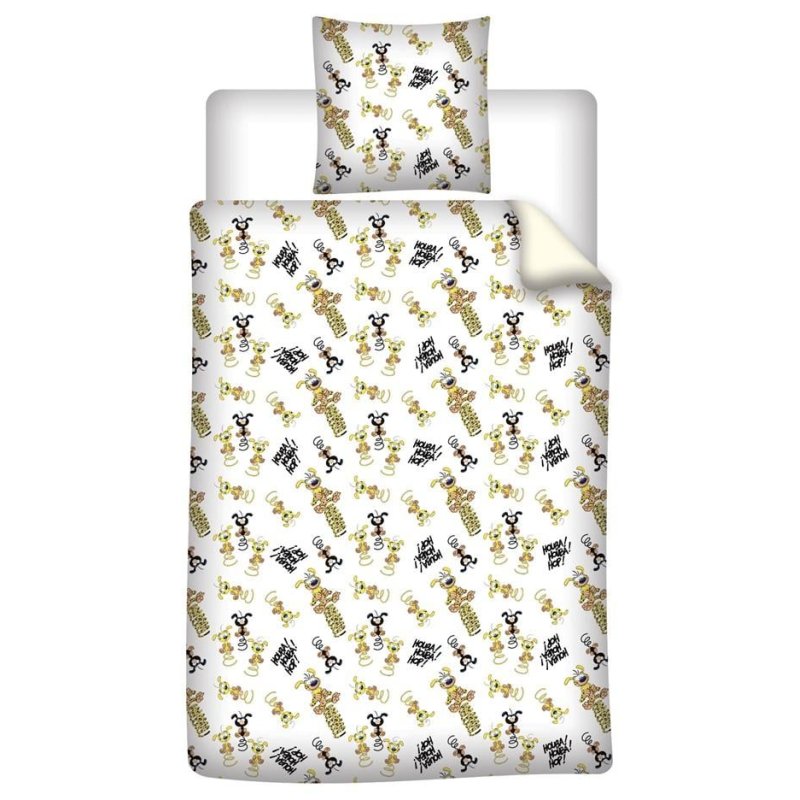 MARSUPILAMI - Parure de lit 140x200cm 65x65cm