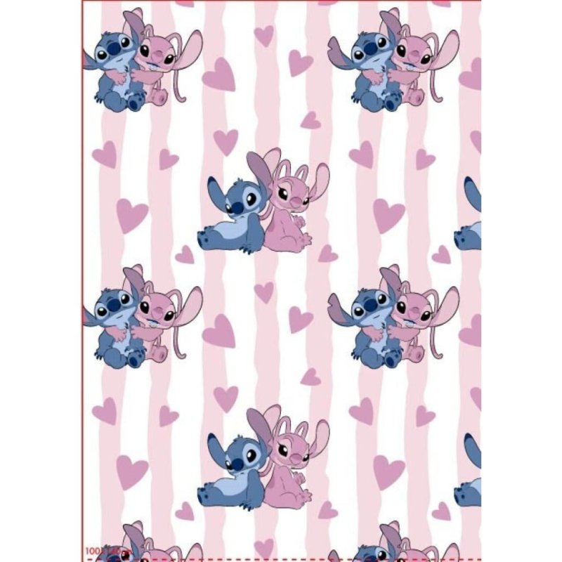 LILO & STITCH - Stitch & Angel - Couverture Flanelle 110x150cm