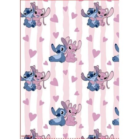 LILO & STITCH - Stitch & Angel - Couverture Flanelle 110x150cm