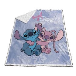LILO & STITCH - Stitch & Angel - Couverture Sherpa 120x150cm