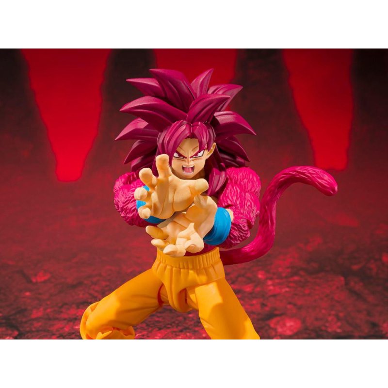 DRAGON BALL DAIMA - Goku Super Saiyan 4 -Figurine S.H. Figuarts 14.5cm