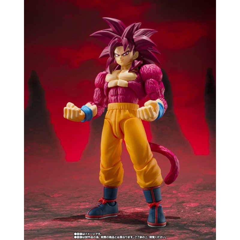 DRAGON BALL DAIMA - Goku Super Saiyan 4 -Figurine S.H. Figuarts 14.5cm
