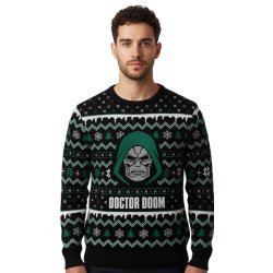 MARVEL - Docteur Doom - Pull de Noël Homme (L)