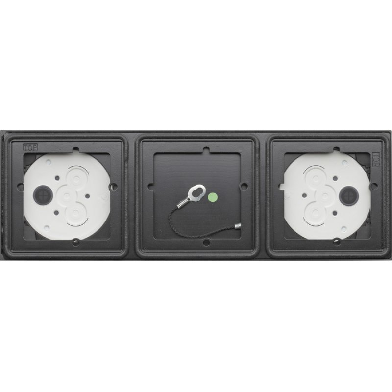 GIRA 5503910 AP-Gehäuse 3 Module 1x3 System 106 Anthrazit