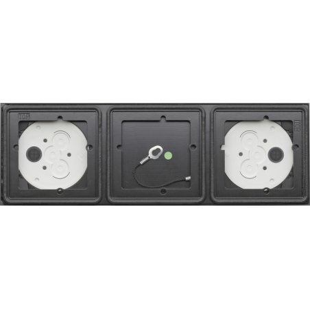 GIRA 5503910 AP-Gehäuse 3 Module 1x3 System 106 Anthrazit