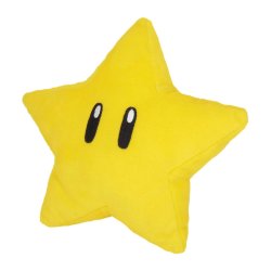 Super Mario Plush Figure Super Star 18 cm