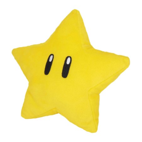 Super Mario Plush Figure Super Star 18 cm