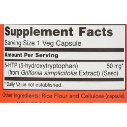 Now Foods 5-HTP 30 Capsules 50mg