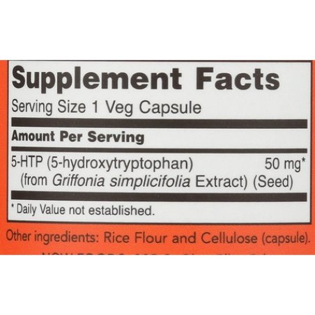 Now Foods 5-HTP 30 Capsules 50mg